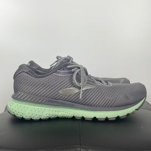 Brooks Womens Adrenaline GTS 20 1202961B084 Gray Running Shoes size 9.5